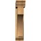 Ekena Millwork Westlake Traditional Rough Sawn Bracket w/ Offset Brace, Western Red Cedar, 6"W x 28"D x 28"H BKT0604X28X28WTL01RWR - alternate 4